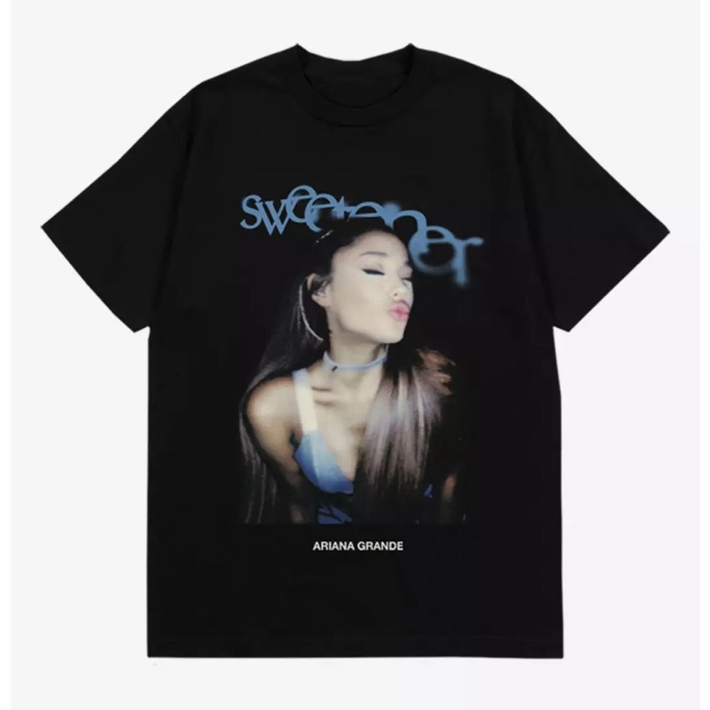 Ariana Grande Sweetener Black Graphic T-Shirt